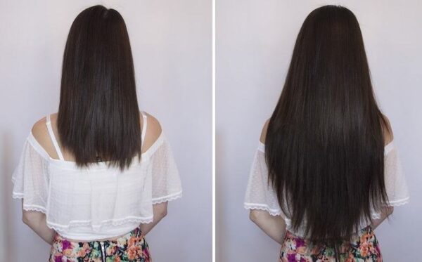 Ekstenzije na Cešljice 50cm 160g Double Drawn-739
